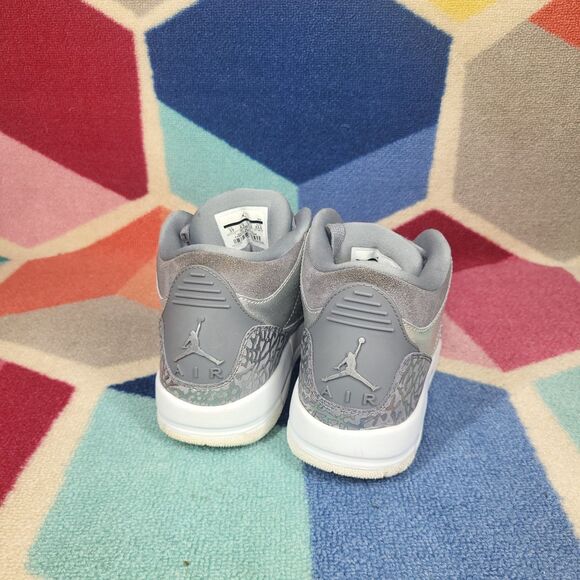 Nike KIDS Jordan 3 Retro Premium Heiress CHROME (AA1243-020) Size 5Y - Picture 4 of 7